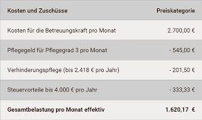 24 stunden pflegedienst kosten