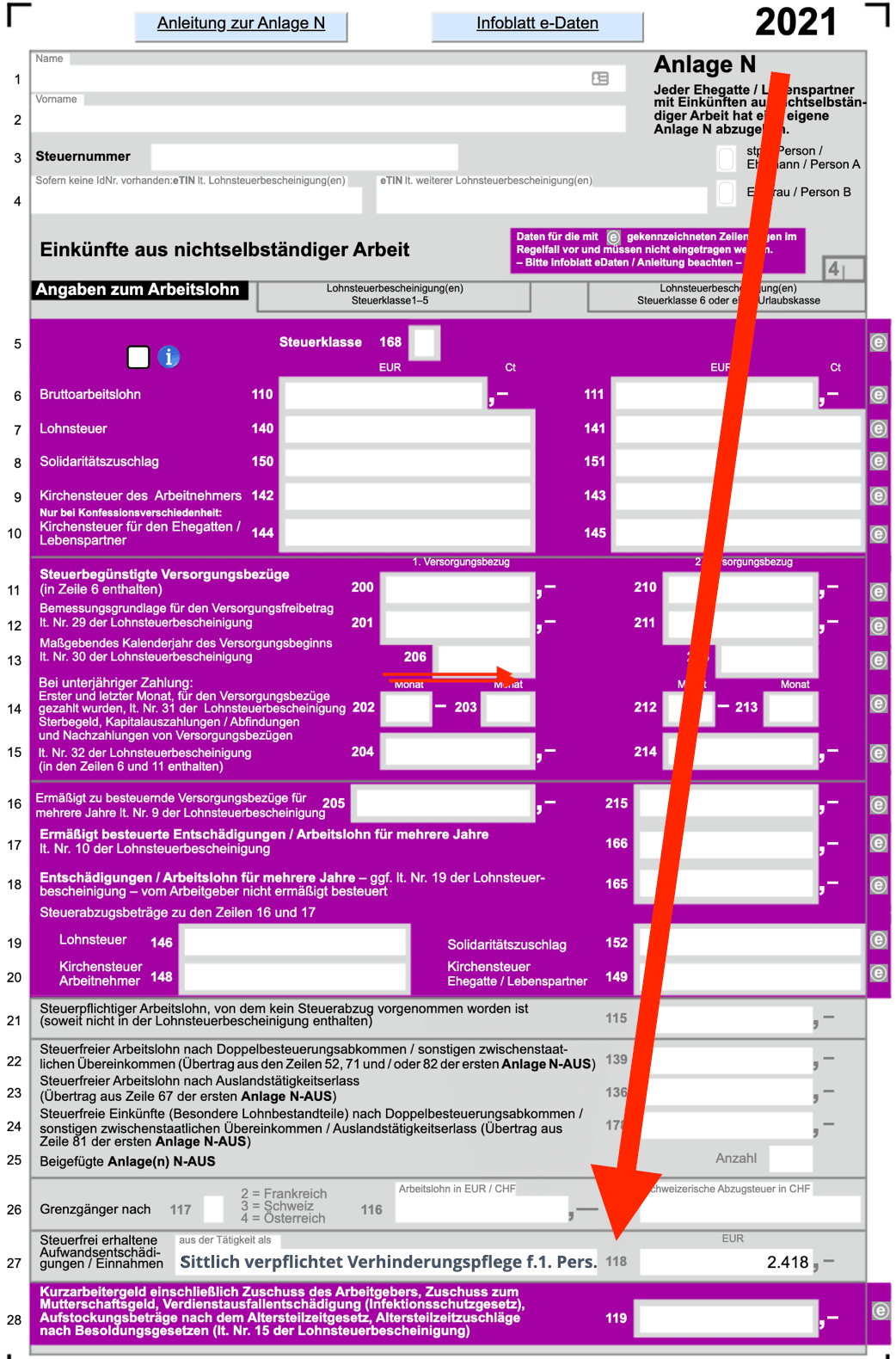 verhinderungspflege pflegegrad 2