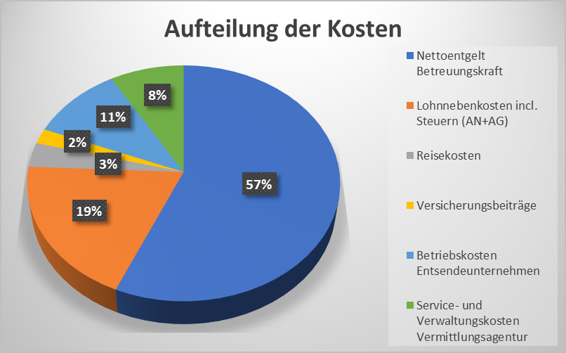 pflegedienst 24 stunden kosten
